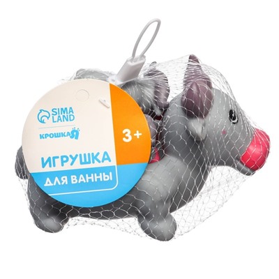 Набор игрушек для ванны «Коровка», мыльница, 3 игрушки