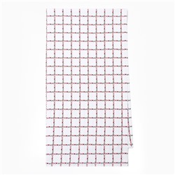 Дорожка на стол Этель Flower Cage 40×149 см, 100% хлопок, рогожка 186 г/м², белая