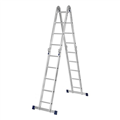 Лестница шарнирная алюминиевая, 4 х 5 ступеней, Сибртех