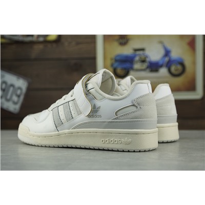 Adidas forum low j из натуральной и смешанной кожи