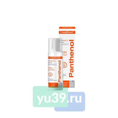 Compliment Panthenol Пенка при различных видах ожогов, 160 мл.
