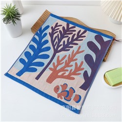 Japanese retro towel, handkerchief, with embroidery
