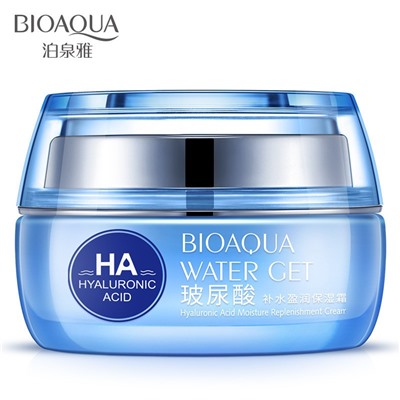 Крем увлажняющий, омолаживающий с гиалуроновой кислотой BIOAQUA, 50 гр.