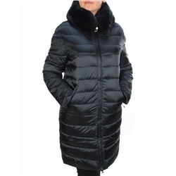 815-E03 DARK BLUE Пальто зимнее женское VISDEER (200 гр. тинсулейт)