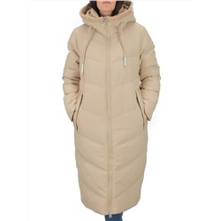 126 BEIGE Пальто зимнее женское (200 гр. холлофайбер)