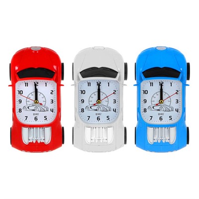 LADECOR CHRONO Будильник в виде машины 18х6х10см, 1хAA, пластик