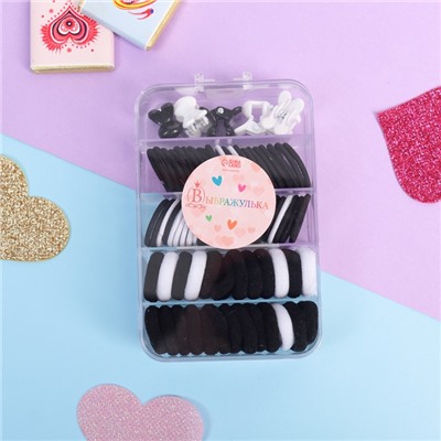 Набор для волос «Непоседа», зайка, 69 шт., МИКС