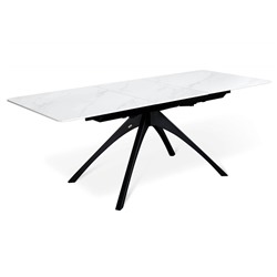 Обеденная группа SHT-DS296
                        белый мрамор / чёрный муар