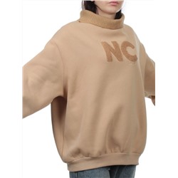 2510 BEIGE Толстовка женская (85% хлопок, 10% полиэстер, 5% спандекс)