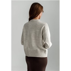 4103 СВЕТЛО-БЕЖЕВЫЙ СВИТЕР2021386408