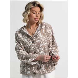 Пыльник Летний день (бело-коричневый) Б15152-8М