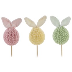 GAEM Изделие декоративное (вставка) "Яйцо" (блок 12 шт) (4,5*11), L6 W7 H27 см, 3в.