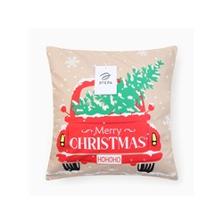 Наволочка декоративная новогодняя «Этель. Но-но-но» 40×40 см
