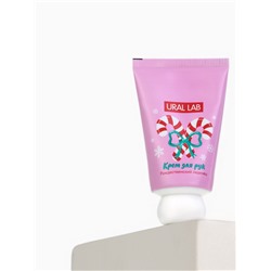 Крем для рук новогодний, 30 мл, с ароматом рождественского леденца, URAL LAB
