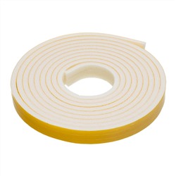 Уплотнитель для окон со скотчем, 8 х 8 мм, 14 м Сибртех