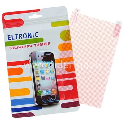 Защитная пленка на экран миллиметровка  7 дюймов прозрачная (ELTRONIC) 150x90мм (пакет)
