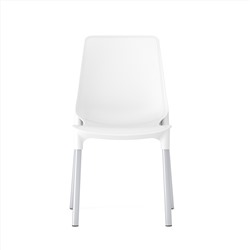 Стул SHT-ST75/S424
                        белый / хром лак