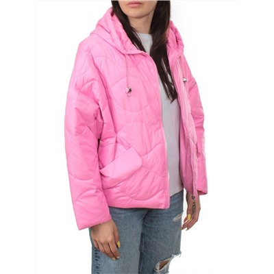 23-061 PINK Куртка оверсайз демисезонная женская (синтепон 100 гр.)