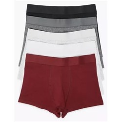 5 Pack Cotton Trunks (2-16 Yrs)