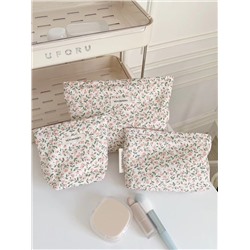 Fresh capacious cosmetic bag, handheld organizer bag, wallet, high-end
