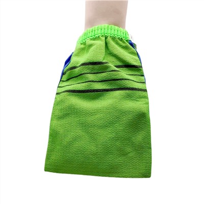 Bath Towel Мочалка-варежка для душа на резинке с пилинг-эффектом, в ассортименте