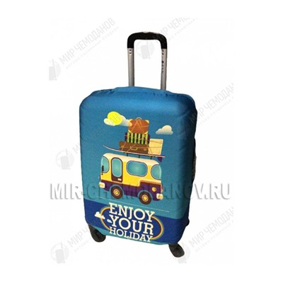 Чехол для среднего чемодана “Enjoy Your Holiday”