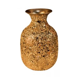 Ваза, Metallic Gold Oval Flower Vase, произв. Ekhasa