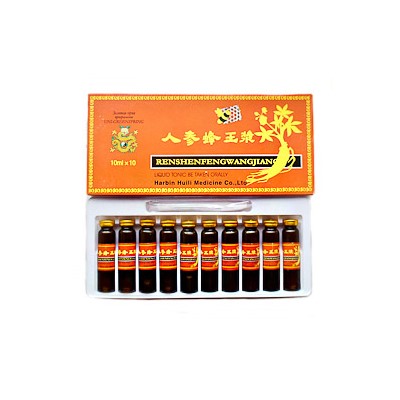 Маточное молочко с женьшенем (Ginseng Royal Jelly), 10Х10 мл.