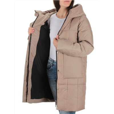 22342 DK.BEIGE Куртка зимняя женская (150 гр. холлофайбера)