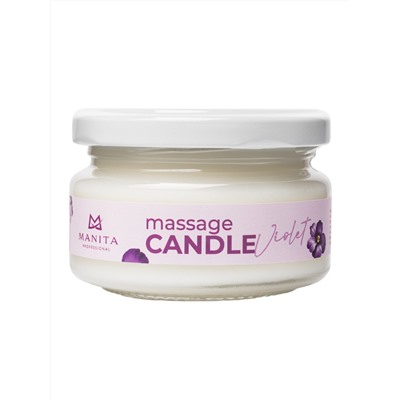 Manita Professional Свеча массажная / Violet, 100 мл