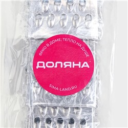 Тёрка четырёхгранная c магнитом Доляна, 3,5×7×3 см, цвет МИКС