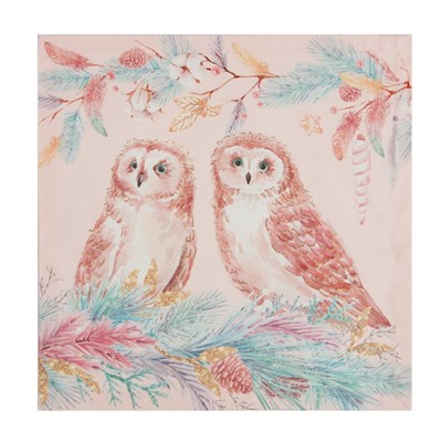 Набор салфеток «Этель» Pink magic, 40×40 см - 4 шт., хлопок, саржа