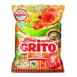 Лапша б/п "Grito" КУРИЦА  м/уп 80гр