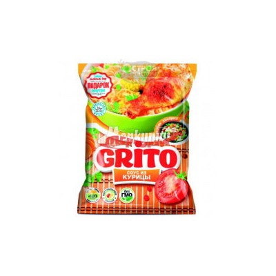 Лапша б/п "Grito" КУРИЦА  м/уп 80гр