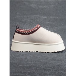 04-X85 BEIGE Угги зимние женские (натуральная замша, натуральная шерсть)