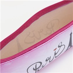 Косметичка на молнии, цвет розовый