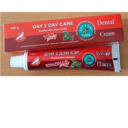 Зубная паста без фтора Дэй ту Дэй Кэр Красная 100 гр