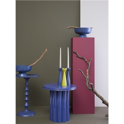 Подсвечник Laminaria, 23 см, сумерки