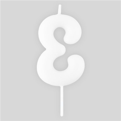 Свеча для торта, цифра «3», светится в темноте, 3,8 х 8 см