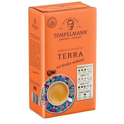 Кофе Tempelmann Terra  250гр.мол.1/12