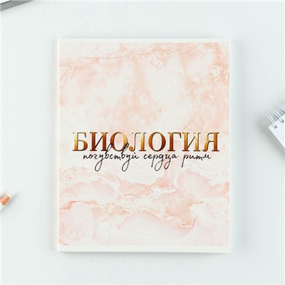 Тетради предметные, 48 л., набор из 10 шт. «Мрамор»