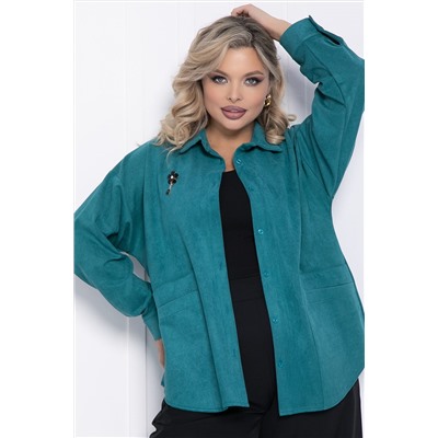 Рубашка Камета (зеленая) Б12349-18