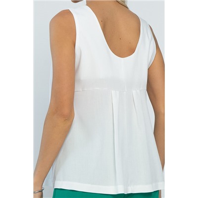 Костюм Фиби (бело-зеленый) К13483-25М