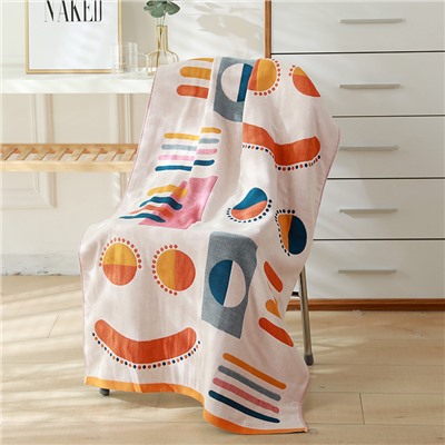Муслиновое пляжное банное полотенце 70*140cm