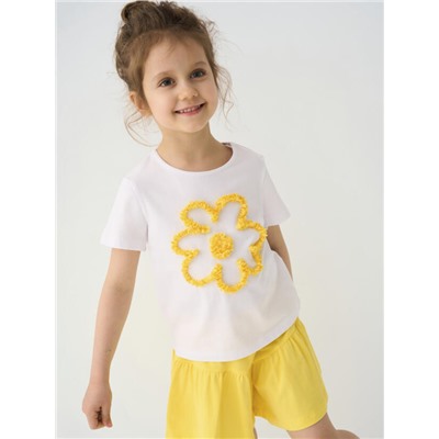 Комплект для девочки: футболка, шорты