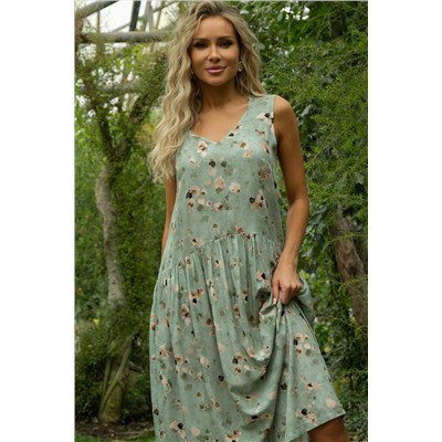 Сарафан Нерея (олива) П13548-1М