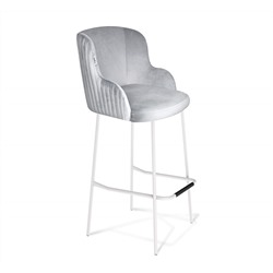 Стул барный SHT-ST39-1/S29
                        серое облако / белый муар