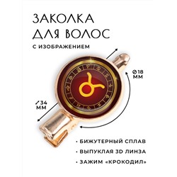 HZF-0294 Заколка Знаки Зодиака - Телец