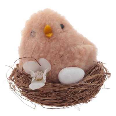GAEM Изделие декоративное "Гнездо пасхальное", L6 W6 H6 см, 2в.