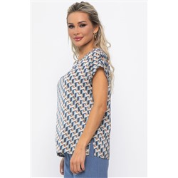 Блуза Покоряя сердца (мультиколор) Б13541-1М